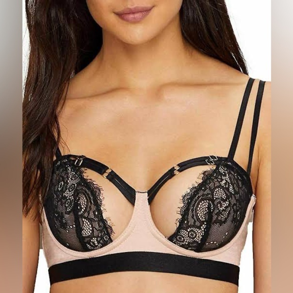 ✨ Bluebella Amira Rose Dust & Black Bra ✨ NEW! ✨ 36B US/UK